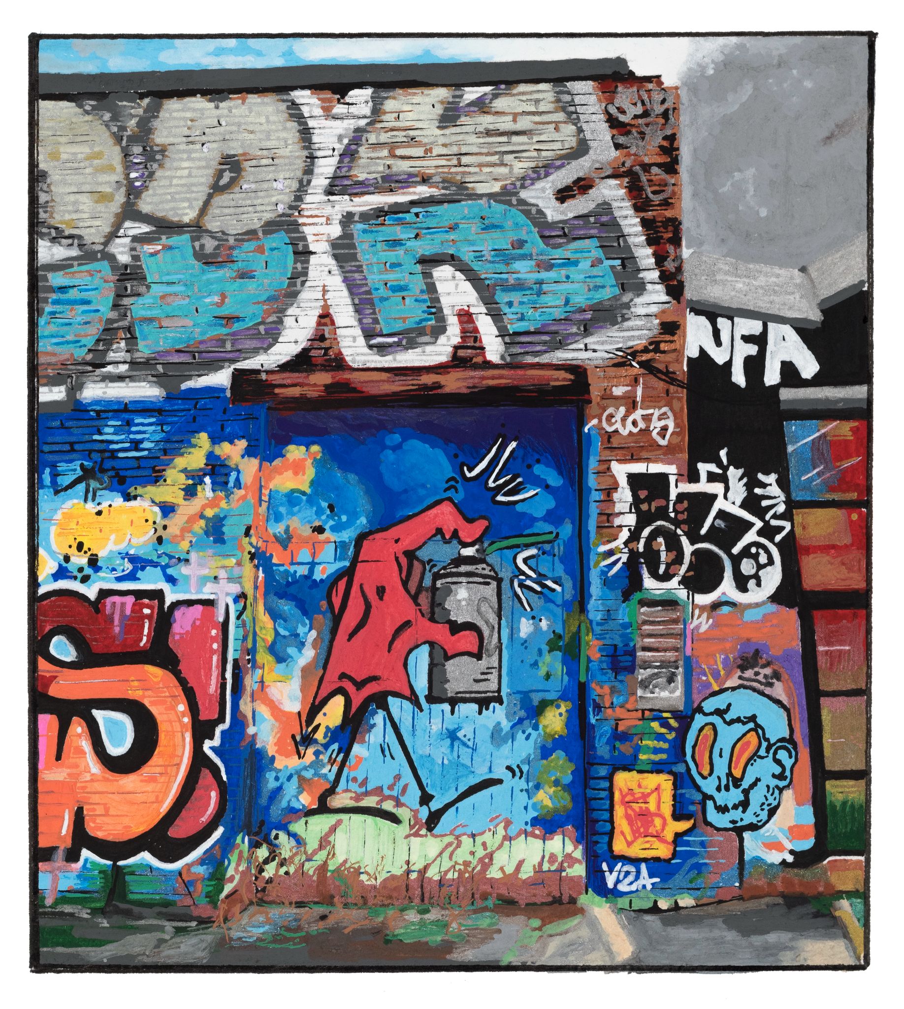 Pip Kitson – Dean Lane Skate Park, Bristol Print