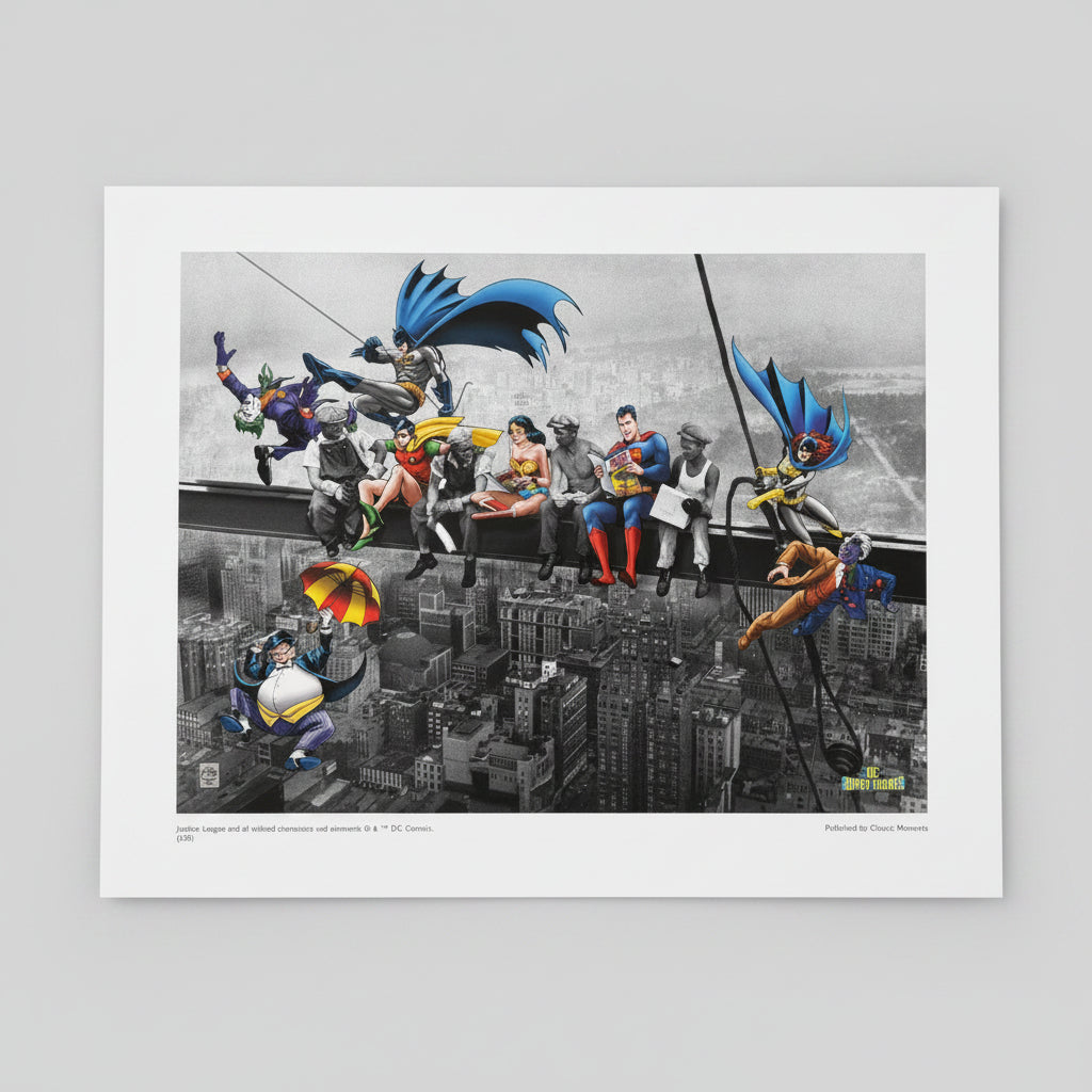 DC Comics – Lunch Atop a Skyscraper Tribute Edition