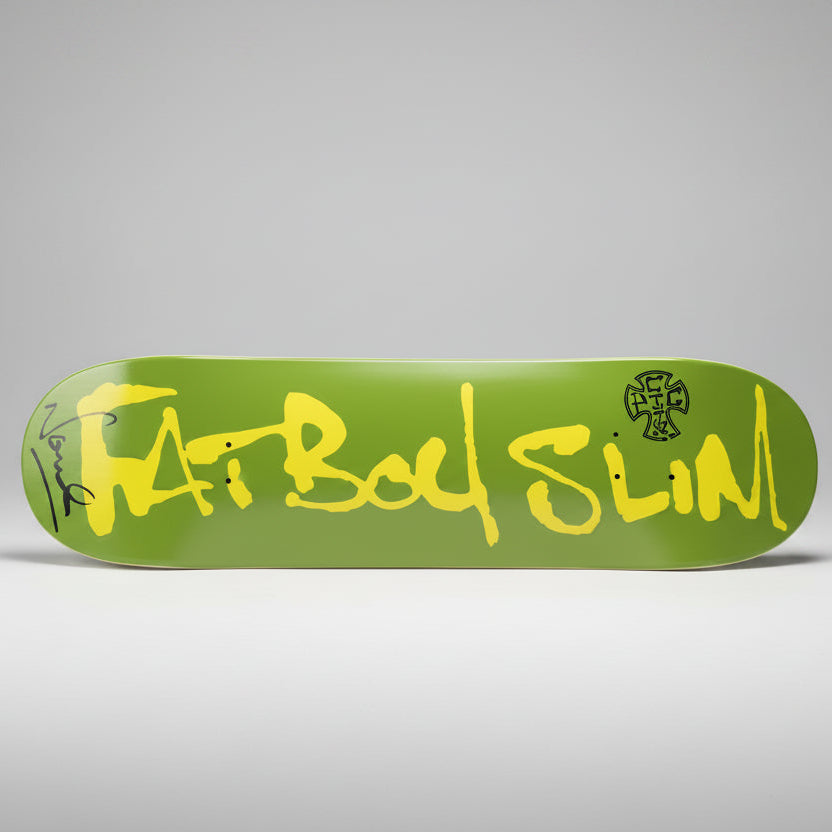 Pig City Skates x Fatboy Slim - Fatboy Slim Skate Deck – 3rd Edition Khaki Green