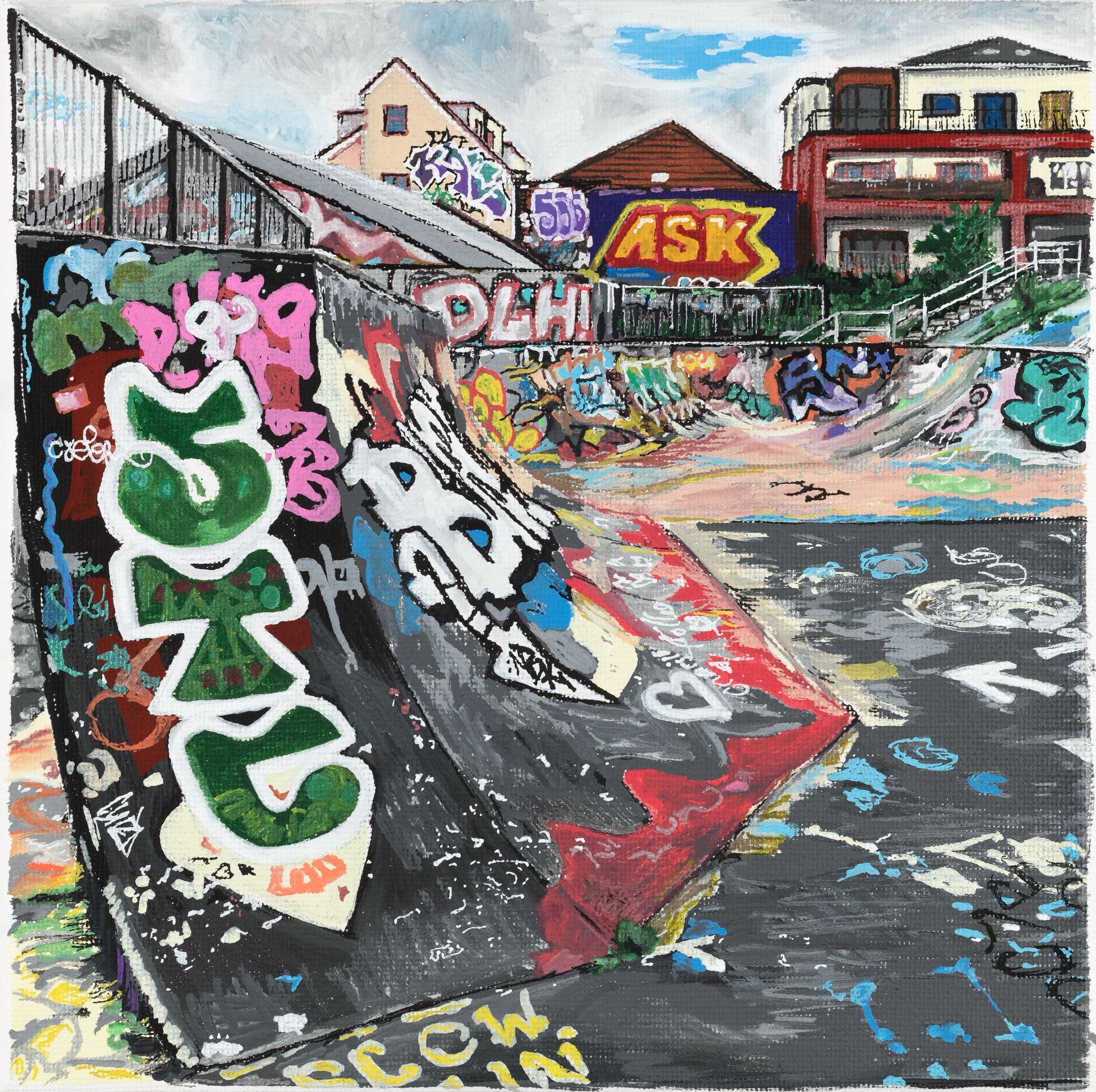 Pip Kitson – Dean Lane Skate Park, Bristol - Print