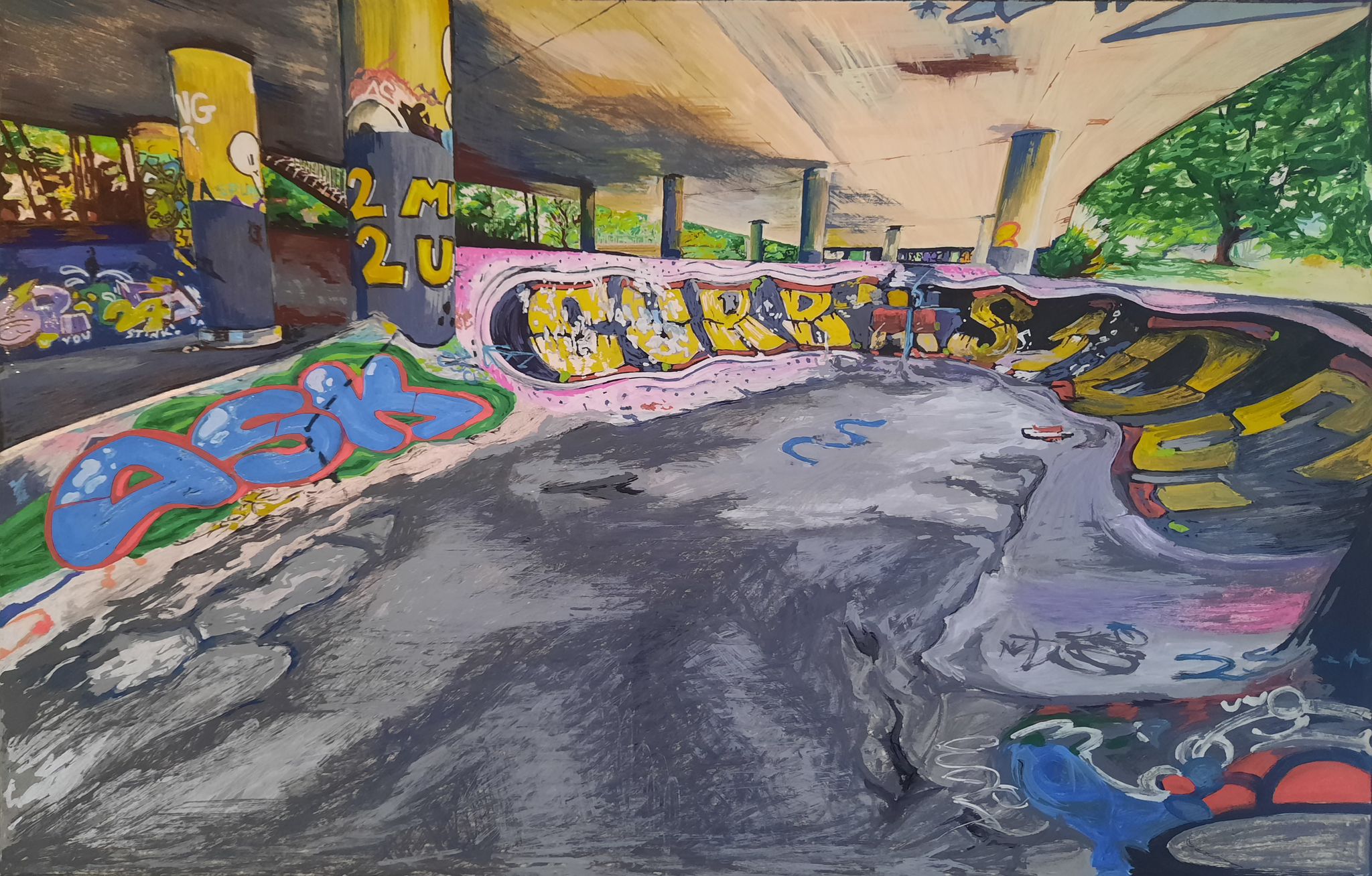 Pip Kitson – Curbside Print - A3