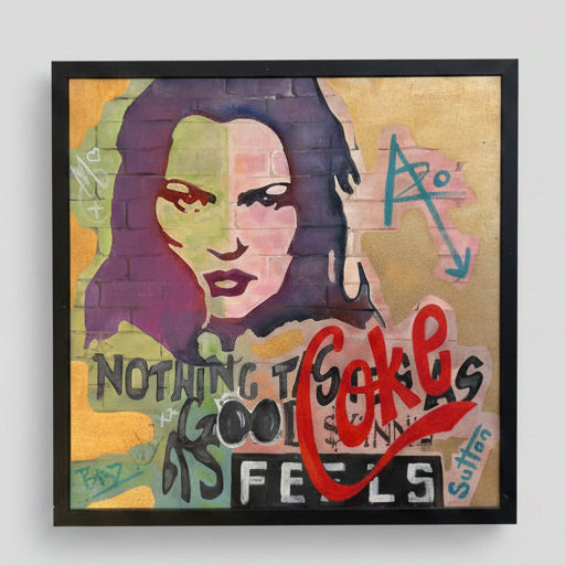 Sara Sutton – Nothing Tastes as Good as Coke Feels - Original Oil Canvas
